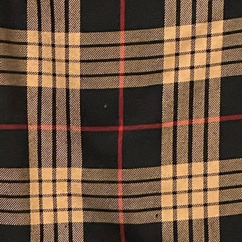 Vintage Petite Plaid Skirt High Waist Size 10P - Picture 7 of 11